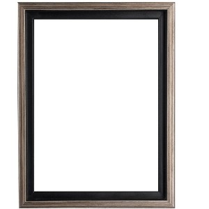 Creative Mark Illusions Floater Frame for 3/4" Depth Stretched Canvas Paintings & Artwork - [Antique Silver] - 1 of 4