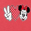 Women's - Disney - Peace Love Minnie Short Sleeve Graphic T-Shirt - 2 of 4