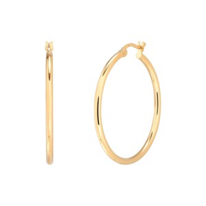 Silpada 'Downtown Taste' Tube Hoop Earrings in Sterling Silver - 1 of 4
