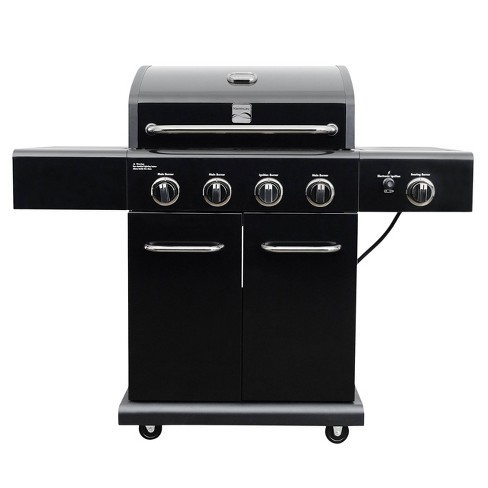 Captiva Designs E02gr001 Stainless Steel 4-burner Propane Gas Grill With  Side Burner And Side Tables : Target