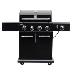Kenmore 4-Burner Outdoor Gas BBQ Grill with Searing Side Burner PG-40409S0LB-1 Black