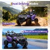 24V 2 Seater Electric UTV Car with Remote Control, 4-Wheeler Suspension, Soft Start, 3 Speeds, Led Lights, Ride on Truck Kids 3-8 Years - 3 of 4
