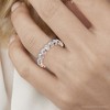 Pompeii3 2Ct Bezel Set Diamond Eternity Wedding Ring 14k Gold of Platinum Lab Created - 3 of 4