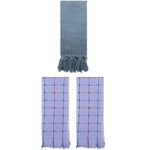 REGALWOVEN Cotton Absorbent Soft Decorative Turkish Bath Towel for Bathroom 3 Packs - 1 of 4