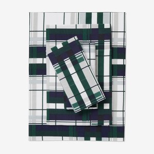 BrylaneHome Cotton Flannel Print Sheet Set - 1 of 4