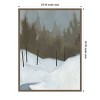 Amanti Art 23"x30" Deep Snow III by Jacob Green Framed Canvas Wall Art Print - 4 of 4