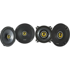 Kicker 46CSC654 CS-Series CSC65 6.5-Inch (160mm) Coaxial Speakers w/ 46CSC44 4" Coaxial Bundle - 1 of 4