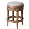 Maven Lane Pullman Backless Swivel Fabric Counter Height Bar Stool - 2 of 4