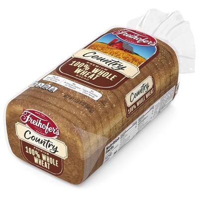 Freihofer's 100% Whole Wheat Country Bread - 24oz