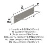 Amerock Ladera Backplate for Cabinet Knobs and Pulls - 3 of 4