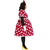HalloweenCostumes.com 1X Women Disneys Adult Minnie Mouse Costume for Women, Minnie Polka Dotted Halloween Dress, Black/Red/White - 4 of 4