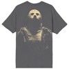 Friday The 13th Bloody Hand & Mask Adult Castlerock Crew Neck Short Sleeve T-shirt - 3 of 4