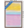 Trends International Reinders: Abstract - Colorful Squares in Pink and Yellow Framed Wall Poster Prints - 3 of 4