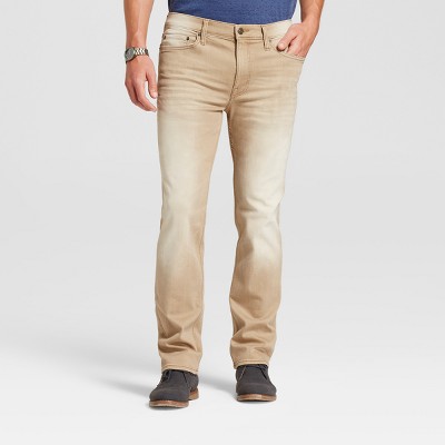 men's slim khaki jeans