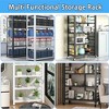 Musment Storage Shelf Rack, Heavy Duty Metal Shelf , Foldable Storage Shelving Unit - 4 of 4