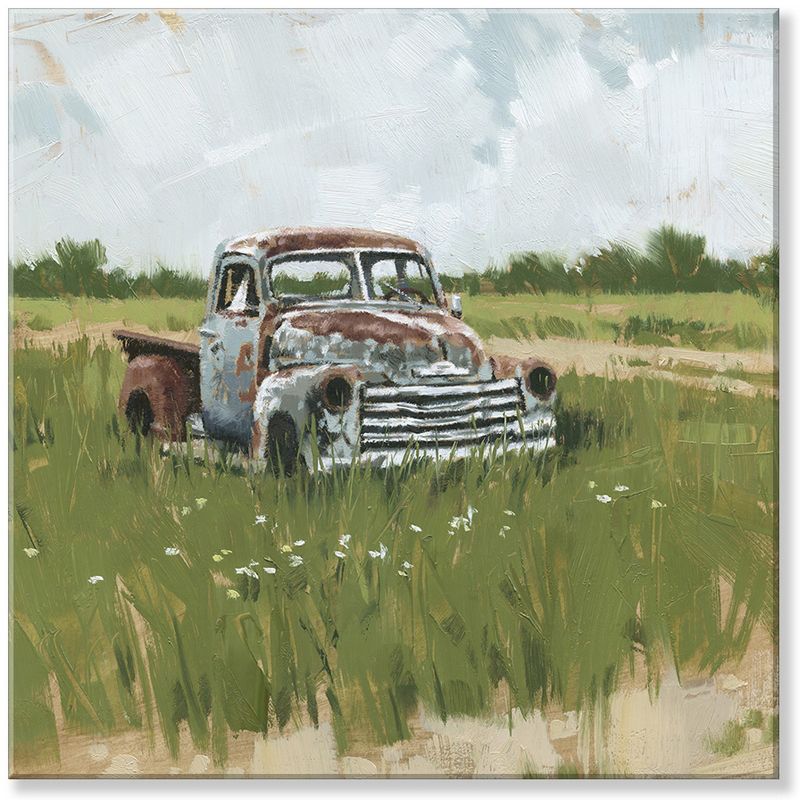 Sullivans Darren Gygi Rusty Truck Giclee Wall Art, Gallery Wrapped, Handcrafted in USA, Wall Art, Wall Decor, Home Décor, Handed Painted, 1 of 5