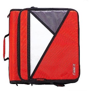 Case-it The Universal 2.0 Zipper Binder -1.5 Inch O-Ring - Removable Padded Pocket - 325 Page Capacity - Comes with Shoulder Strap - 1 of 3