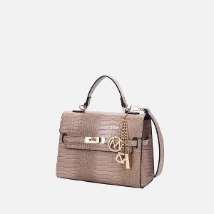MKF Collection Naomi Vegan Crocodile Leather Women’s Satchel Bag by Mia K - 1 of 4