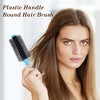 Unique Bargains Lady Plastic Hairstyle Wavy Curly Hair Care Comb Roll Round Brush Black Blue - 2 of 4