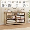 Jojoka Drawer Dresser,Tall Boho Dresser with Curved Legs and Freestanding Storage for Living Room - 3 of 4