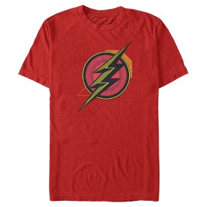 Men's Zack Snyder Justice League The Flash Comic Logo T-Shirt - 1 of 4