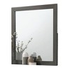 Royal Hampton Dresser Mirror, Modern Metallic Gray Solid Wood Frame, 38 Inch - 3 of 4