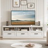 CuisinSmart 70in Entertainment Center with Storage Drawer, Mid-Century Modern TV Console with Open Shelves, Media TV Cabinet - 2 of 4