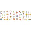 Avenir Nail Stickers and Tattoos – Flowers, Includes 3 Sheets with 260+ Designs, Ages 3 And Up - 2 of 3