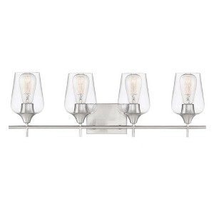 Savoy House Octave 4 - Light Vanity in  Satin Nickel - 1 of 3