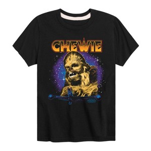 Boys' - Star Wars - Chewie Hair Metal Short Sleeve Graphic T-Shirt - 1 of 4