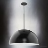 Urban Ambiance Luxury Mid-Century Modern Indoor Pendant,  12-1/2''H x 23-5/8"W x 23-5/8''D,  Matte Black Finish, UHP4797 - 3 of 4