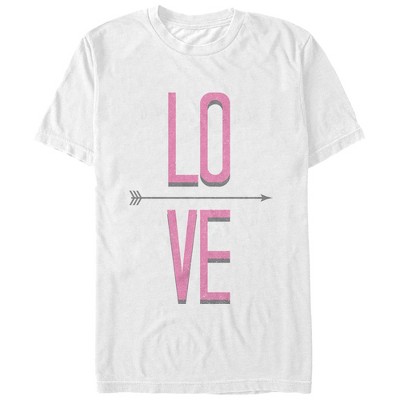 Men's Lost Gods Love Arrow T-shirt - White - X Large : Target