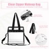 Unique Bargains PVC Zipper Clear Makeup Bag 1 Pc - 4 of 4