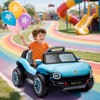 Kids Electric Vehicle Licensed Volkswagen | 12V Ride-On Toy with Remote Control | LED Lights, MP3, and Bluetooth | for Boys and Girls - 2 of 4
