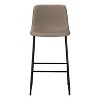 Monarch Specialties Office Chair Bar Height Standing Computer Desk Work Pu Leather Look Metal White Contemporary Modern - 2 of 4