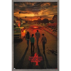 Trends International Netflix Stranger Things: Season 4 - California Teaser One Sheet Framed Wall Poster Prints - 1 of 4