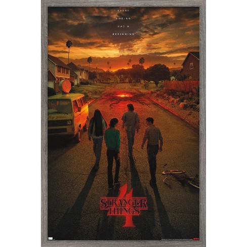 Trends International Netflix Stranger Things: Season 4 - California Teaser One Sheet Framed Wall Poster Prints - image 1 of 4