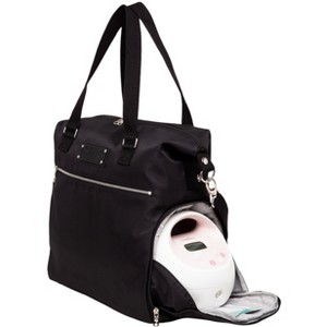 Lizzy Breast Pump Tote – Lightweight, Easy-Clean Bag with Insulated Pocket, Laptop Sleeve & Side Compartment – Fits Pumps & More - 1 of 4