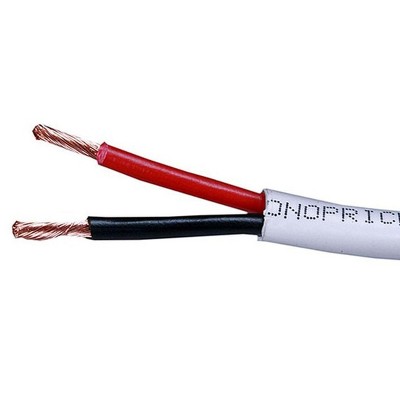 Monoprice 18AWG CL2 Rated 2-Conductor Speaker Wire - 500 Feet - White, Oxygen-Free Bare Copper, For Home Theater, AV Receivers - Access Series