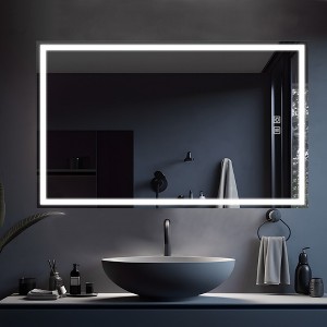 Dovelina Rectangle Bathroom Vanity Mirror LED Mirror with Defog - 1 of 4