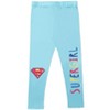 DC Comics Justice League Batgirl Supergirl Wonder Woman Girls 4 Pack Pants Little Kid to Big Kid - 4 of 4