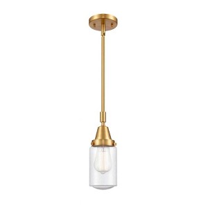 Dover - 1 Light Stem Hung Mini Pendant In Traditional Style-11.38 Inches Tall and 4.5 Inches Wide - 1 of 1