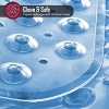 Non Slip Bathtub And Shower Mats 40x16 Extra Long Bath Tub Mat With Suction Cups & Drain Holes - Lux Decor Collection - 4 of 4