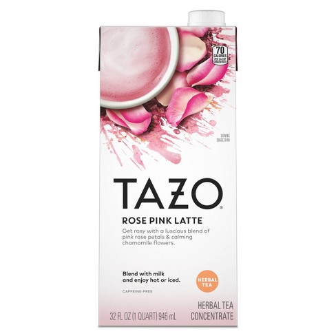 Tazo Pink Rose Concentrate 32oz Target