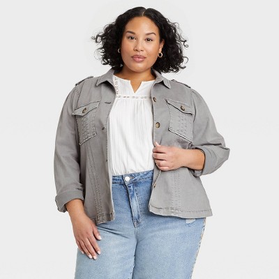 plus size coats at target