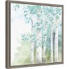Amanti Art Natures Leaves III (Blue) by Beth Grove Canvas Wall Art Print Framed 16 x 16-in. - 3 of 4