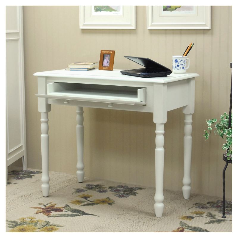 Eleanor Wood Writing Desk with Drawers - Carolina Chair & Table Co., 4 of 5