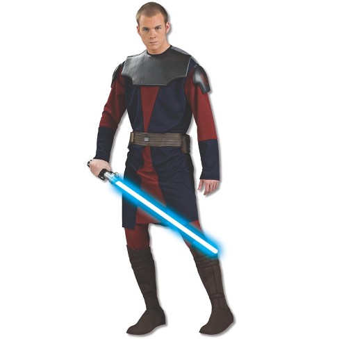 Star Wars Clone Wars Deluxe Anakin Skywalker Men's Costume, Xlarge : Target
