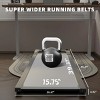 SEVOBAL Walking Pad Running 1HP Cushioned Belt 6° Incline Portable Treadmill Spacious Surface Under Desk Home Gym Office, Black, 49.2"*20.5"*4.92" - 3 of 4