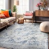 World Rug Gallery Traditional Vintage Distressed Washable Non Slip Area Rug:  Stain & Fade-Resistant,  Low Pile - 2 of 4